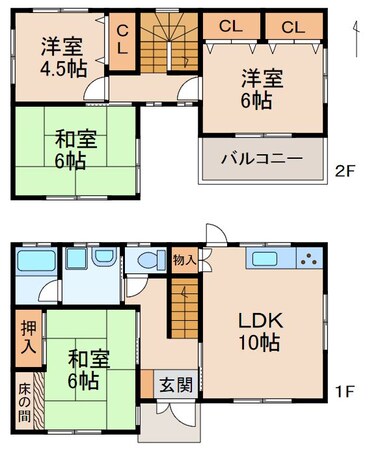 一戸建１５４５２の物件間取画像